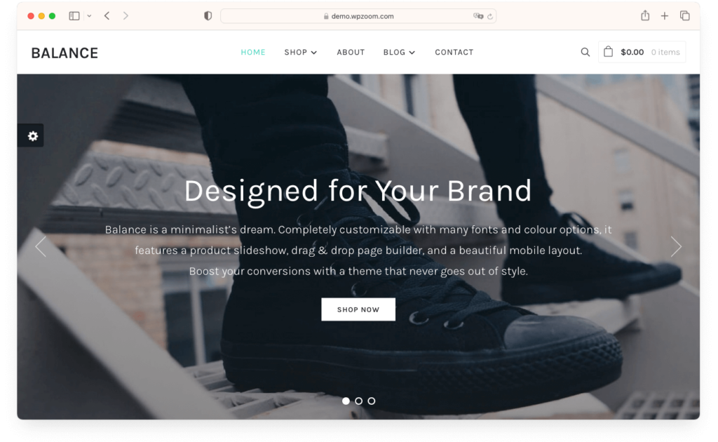 Balance business theme