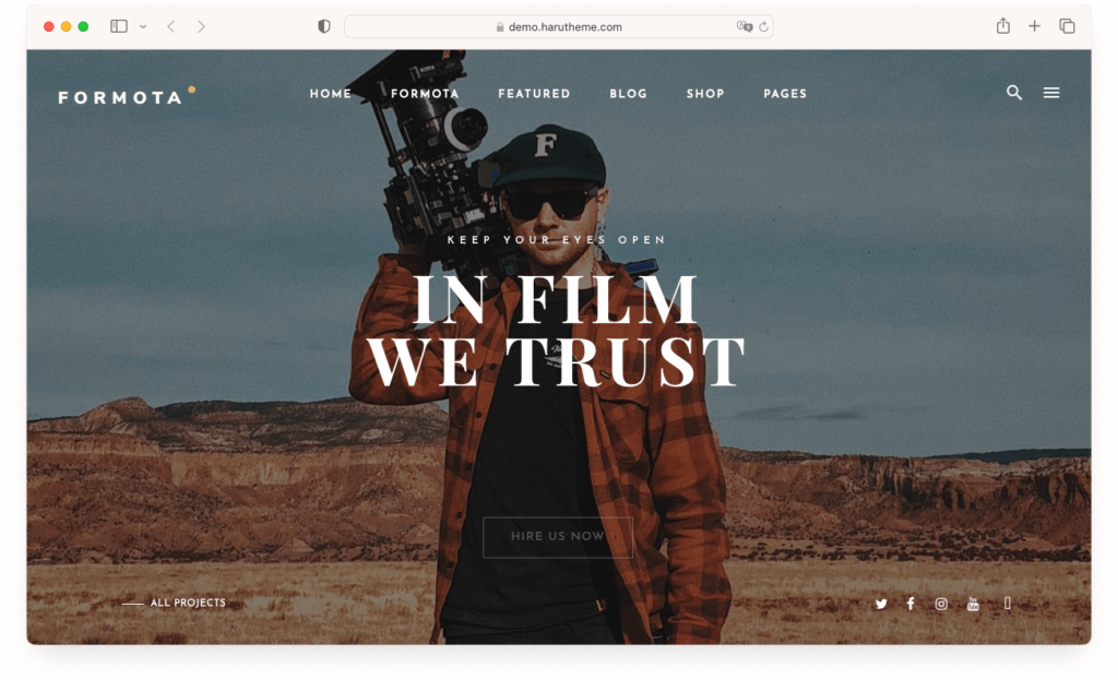 Formota filmmakers theme