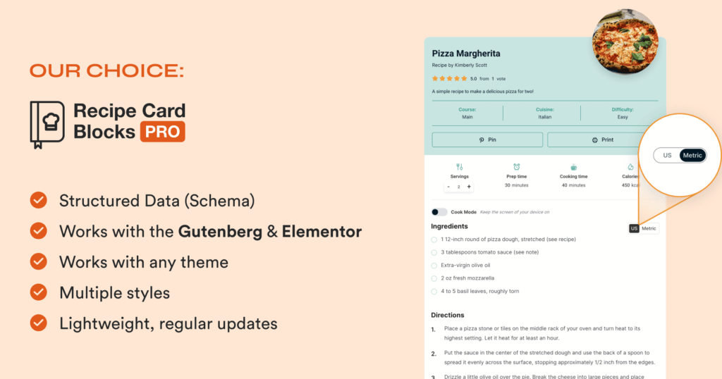 Recipe Card Blocks - the best recipe card plugin